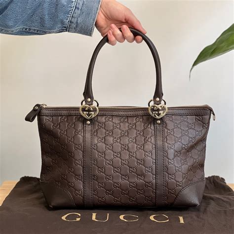 gucci guccisima tote|gucci shopping tote.